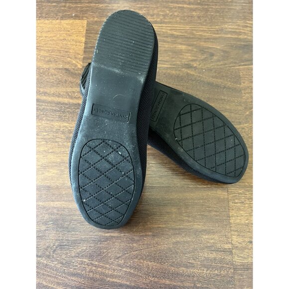 Cynthia Rowley Black Flats Size 8.5 Comfort Cushioned Slip On Work Shoes - Picture 4 of 7